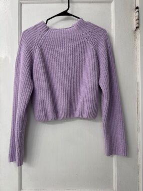 Light purple mock neck sweater